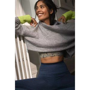 Anthropologie Paulina Cropped Turtleneck Sweater